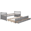Twin Size Daybed With Trundle And Drawers by HouseOfZazla