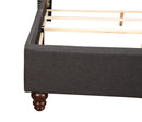 Nailhead Bed Transitional Vibrant by HouseOfZazla