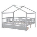 House Bed With 2 Drawers