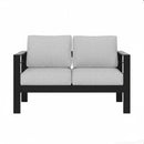 Patio All-Weather Loveseat With Thick Cushions by HouseOfZazla