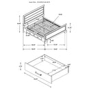 Holmgren - Panel Bed With Side Drawers by HouseOfZazla