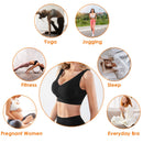 3 Pack Sport Bras For Women Seamless Wire-free Bra Light Support Tank Tops For Fitness Workout Sports Yoga Sleep Wearing
