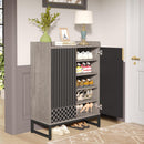 5 Tiers Shoe Storage Organizer With Doors by HouseOfZazla