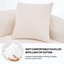 4 Seater Sofa With Fabric, 30D, 60 Hardness Full Sponge, 4 Pillow For Living Room, Home Furniture Sleeper Sectional Sofa For Apartment by Unique Piece Furniture