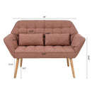 50" width Loveseat sofa - Ergonomic with pillow