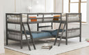 L Shaped Bunk Bed With Ladder by HouseOfZazla
