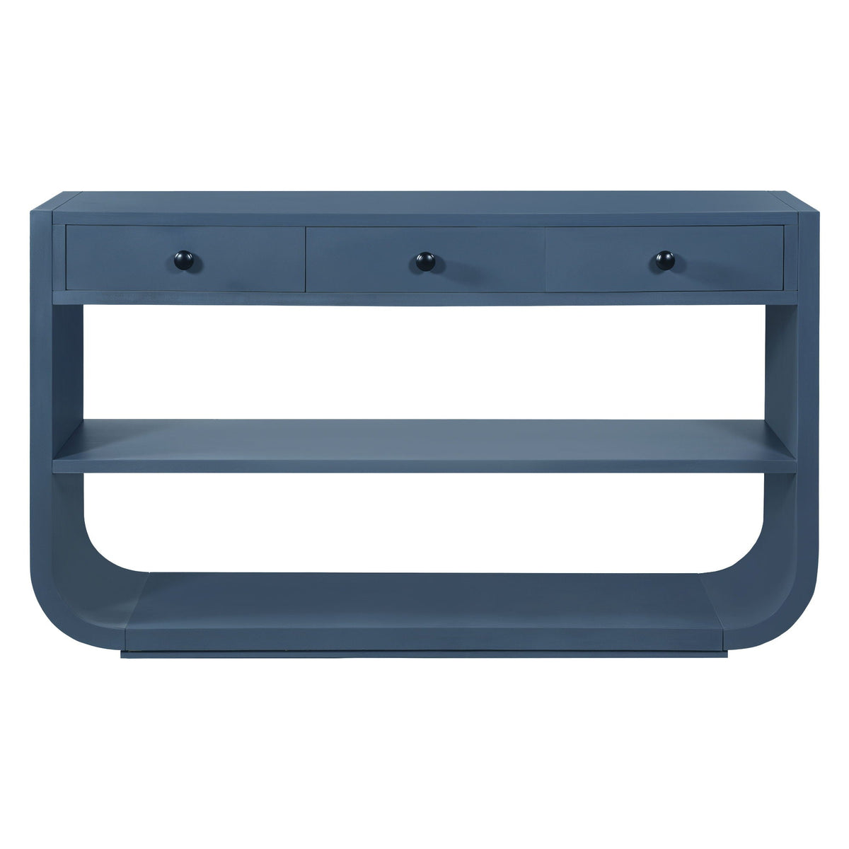 Console Table With 3 Soft Close Drawers & 2 Open Shelves, photo 17 of 40