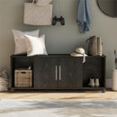 Systembuild Evolution Camberly - Shoe Storage Bench - Black Brown by HouseOfZazla
