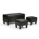Dover - 3 Piece Storage Ottoman Contemporary Design by Unique Piece Furniture