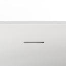 Soaking Bathtub, Freestanding, Solid Surface - Matte White by HouseOfZazla
