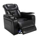 270 Degree Swivel Power Recliner With Tray Table, Phone Holder, Cup Holder, USB Port by HouseOfZazla