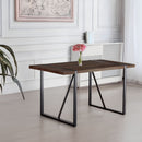 Modern Dining Table With Metal Legs For 4 - 6 Person by Unique Piece Furniture