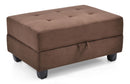 Stylish Storage Contemporary Ottoman by Unique Piece Furniture