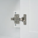 Freestanding Bathroom Vanity Tall With Damping Hinge Doors, Adjustable Shelves - White by HouseOfZazla