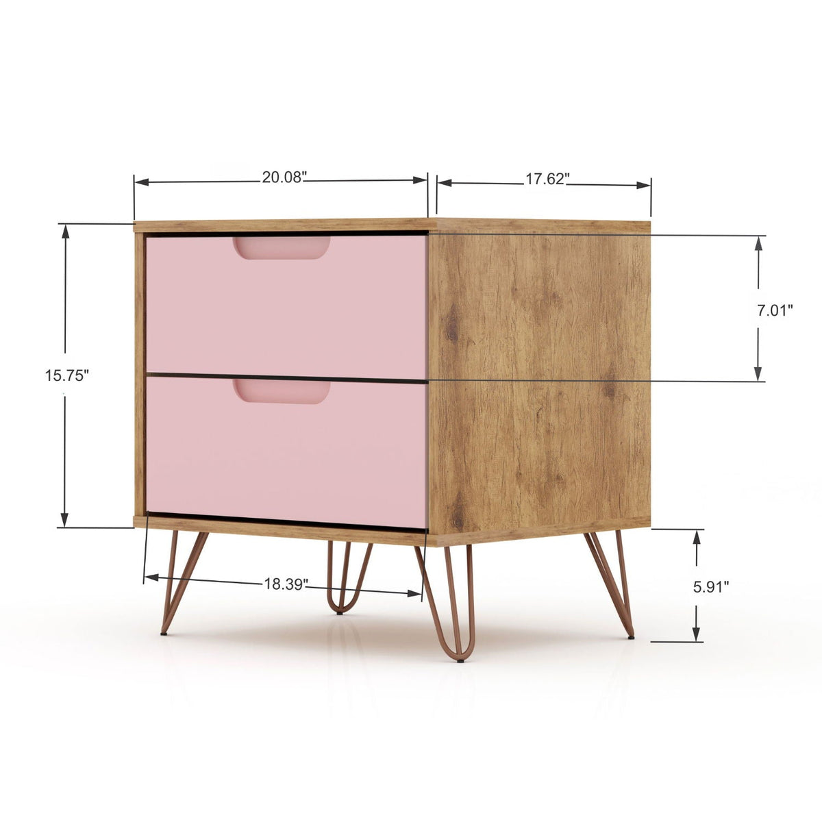 Rockefeller - 2 Drawer Nightstand, photo 31 of 40