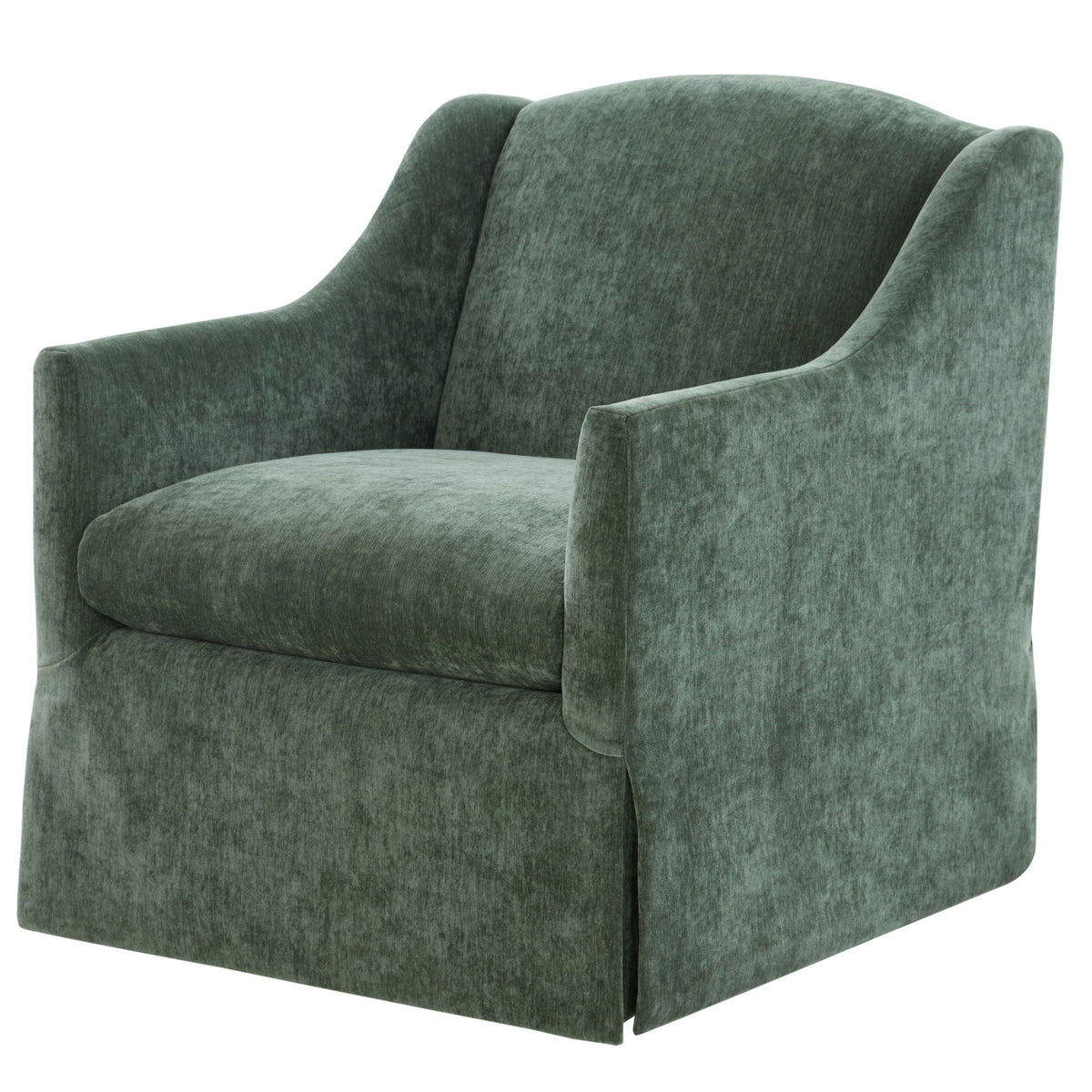 Luisa - Skirted Swivel Accent Chair, photo 24 of 40