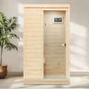Hemlock Mini 1 Person Far Infrared Door Indoor Sauna Room by HouseOfZazla