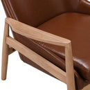 Mid-Century Modern Accent Armchair With High Back by HouseOfZazla