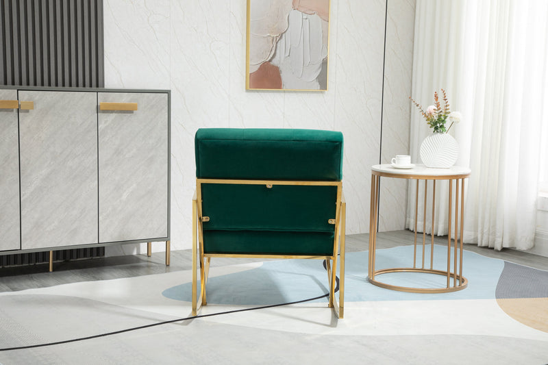 Accent Chair, leisure rocking chair with Stainless steel feet