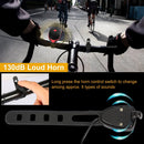 Bike Front & Rear Light with Horn – High-Brightness Safety by LJGDeals