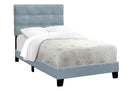 Transitional Upholstered Bed Frame by HouseOfZazla