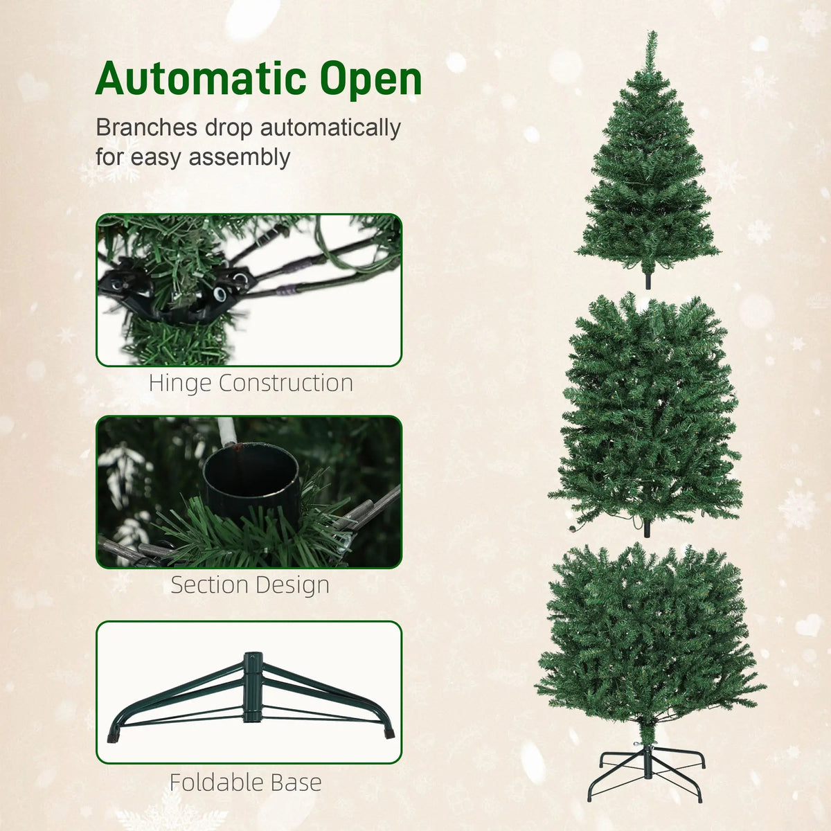 7ft Artificial Christmas Tree, photo 3 of 9