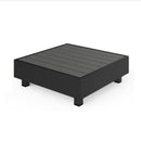 Patio Sectional Set With Modular Armless Chairs And Coffee Table - Gray by HouseOfZazla