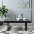Abitha Coffee Table With Industrial Powder Coated Metal Legs by HouseOfZazla