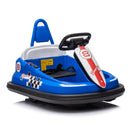 6V Kids Ride on Electric Go Kart Bumper Car W/Parents Remote Control,Three Speed Adjustable,LED Lights,Horn,Bluetooth,Player&360Spin,Vehicle body with Anti-collision padding for 18m+.