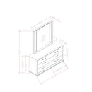 Star - Dresser - White