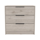 3 Drawers Dresser Maryland, Superior Top, Light Gray Finish