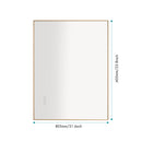 32x 24 Inch LED Mirror Bathroom Vanity Mirror with Back Light, Wall Mount Anti-Fog Memory Large Adjustable Vanity Mirror