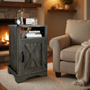 Farmhouse Nightstand, Charging Station & Storage by HouseOfZazla