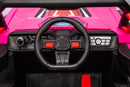12V7A*1 30W*4 Four-Wheel Drive Seat One Button Start, Forward And Backward, High And Low Speed, Music, Front Light, Power Display, Two Doors Can Open, 2.4G R / C, Seat Belt Four Wheel Absorber by HouseOfZazla