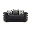 Soledad - Loveseat - Black by HouseOfZazla