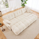 Sofa Set With Ottoman And Pillows, Textured, High Resilience Cushions by HouseOfZazla