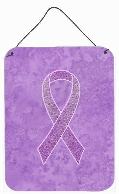 Lavender Ribbon for All Cancer Awareness Wall or Door Hanging Prints AN1200DS1216