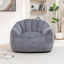 Beanbag Chair, Beanbag Sofa Chair With Armrests Stuffed High Density Foam by Unique Piece Furniture