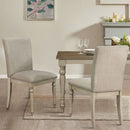 Fiona - Upholstered Dining Chair With Turned Legs (Set of 2) - Light Gray by Unique Piece Furniture
