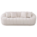 Maximilian - Modern Japandi Style Tight Back Boucle Couches by HouseOfZazla