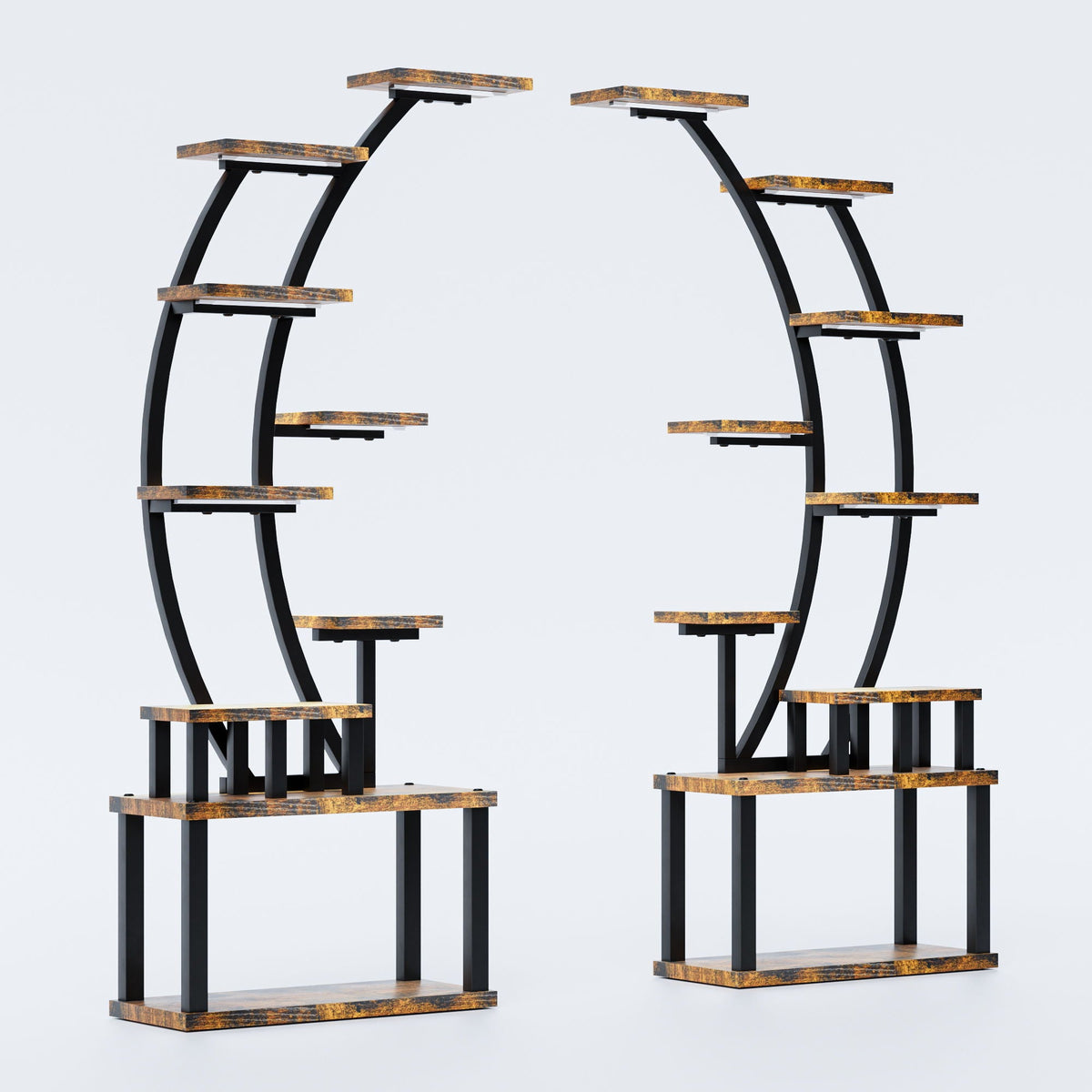 9 Tiered Indoor Plant Stand With 5 Adjustable Grow Lights, photo 11 of 29