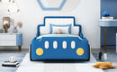 Race Car Shaped Platform Bed With Wheels by HouseOfZazla