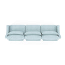 Elegant Sofa With Ergonomic Design And Lumbar Pillows by HouseOfZazla
