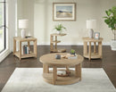 Chairside Table - Tan