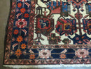 5.5' X 10.5' Antique Handmade Indian Floral Oriental Wool Rug Tribal Veg Dye Nice