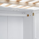 Loft Bed With Bookshelf, Drawers, Desk, And Wardrobe by HouseOfZazla