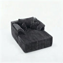 Chaise Lounge Chair, Deep Seat Sleeper Couch For Living Room by HouseOfZazla