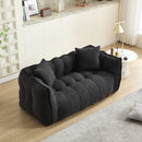 Cozy Beanbag Chair With High Resilience Foam Core For 2 by Unique Piece Furniture
