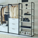 Fiona - Freestanding, Walk-In Closet System - White - Wood by HouseOfZazla