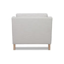 Chair With High Track Arms - Beige